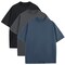 Men's Oversized Heavyweight Cotton Crew Neck Short Sleeve Tshirts Loose Fit Tops (S-3XL)
